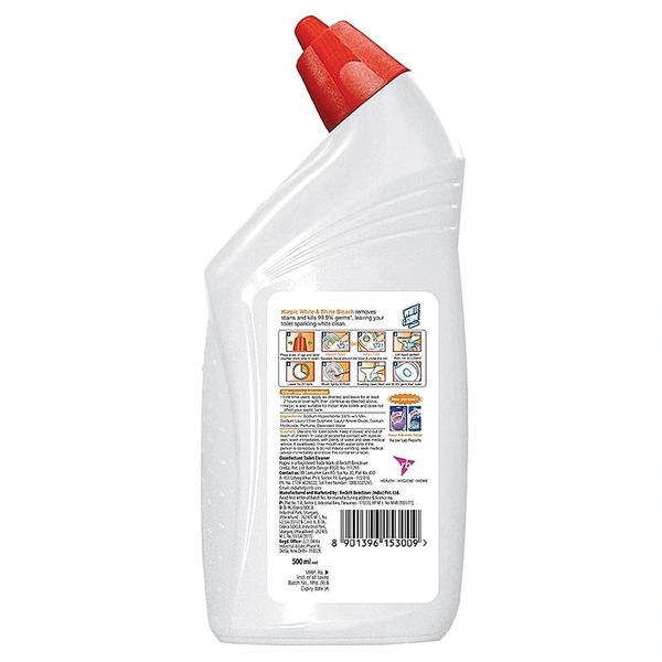 Harpic White & Shine Bleach: 500 ml - 500ml