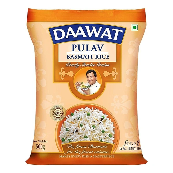 Daawat Pulav Basmati Rice: 500 g - 500g