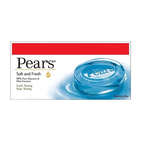 Pears Soft & Fresh Bathing Bar: 4x125 g - 4x125 g