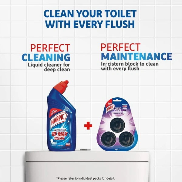 Harpic Flushmatic In-Cistern Toilet Cleaner Lavender: 150 g - 150g