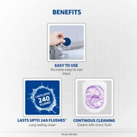 Harpic Flushmatic In-Cistern Toilet Cleaner Lavender: 150 g - 150g