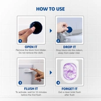 Harpic Flushmatic In-Cistern Toilet Cleaner Lavender: 150 g - 150g