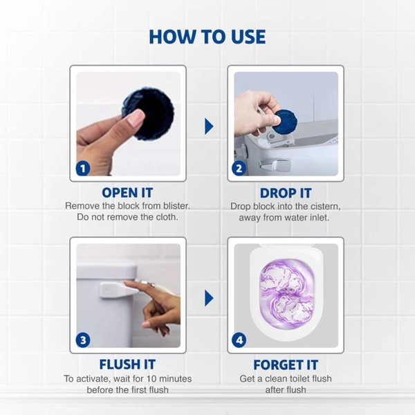 Harpic Flushmatic In-Cistern Toilet Cleaner Lavender: 150 g - 150g