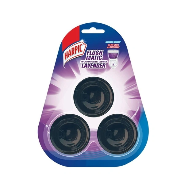 Harpic Flushmatic In-Cistern Toilet Cleaner Lavender: 150 g - 150g