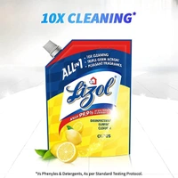 Lizol Citrus Disinfectant Surface Cleaner Pouch: 750 ml - 750ml