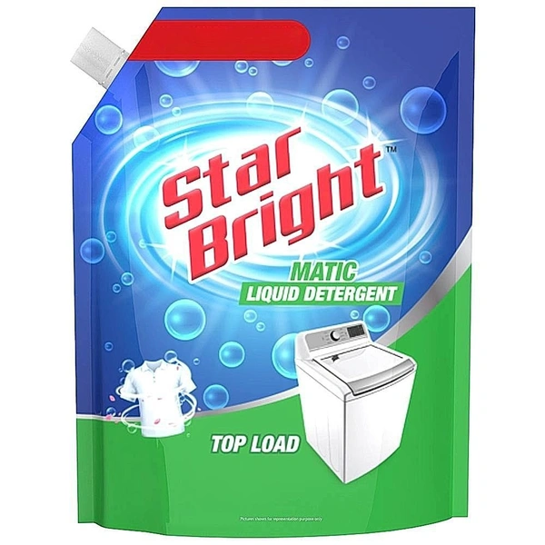 Star Bright Matic Liquid Detergent Top Load: 4 L - 4L