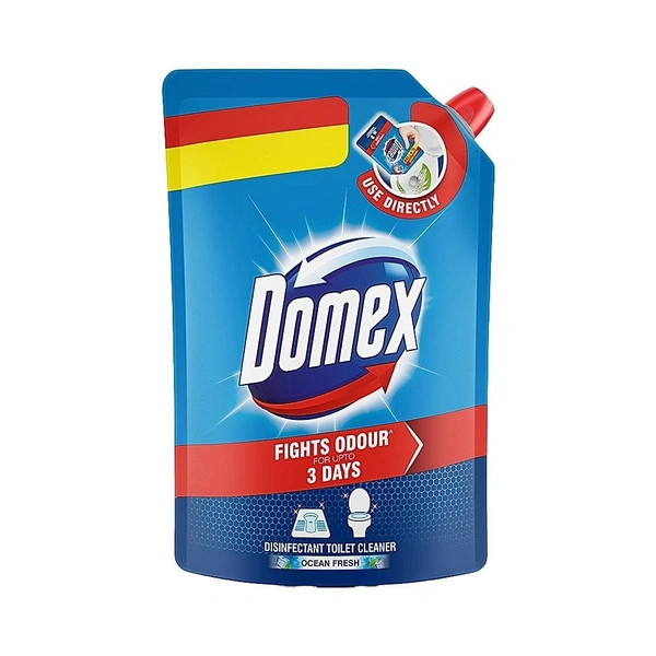 Domex Disinfectant Toliet Cleaner Ocean Fresh Pouch: 1 L - 1l