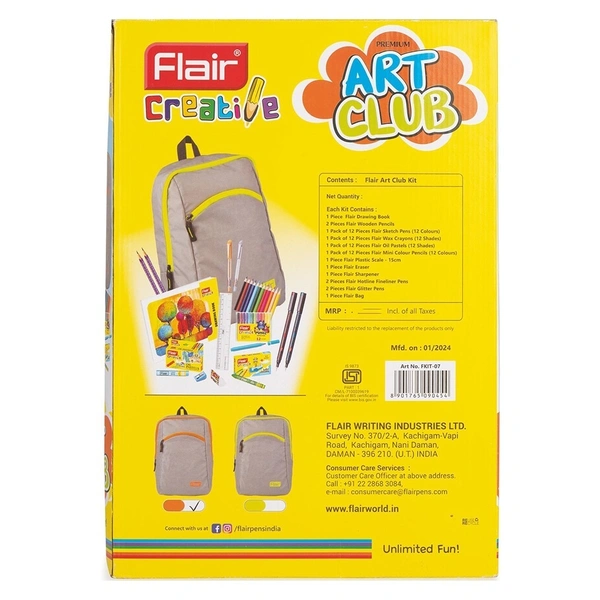 Flair Flair Creative Art Club Kit Bag: 1 Unit - 1 Unit