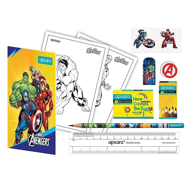 Apsara Disney Marvel Avengers Stationery Kit By Apsara: 1 Unit - 1 Unit