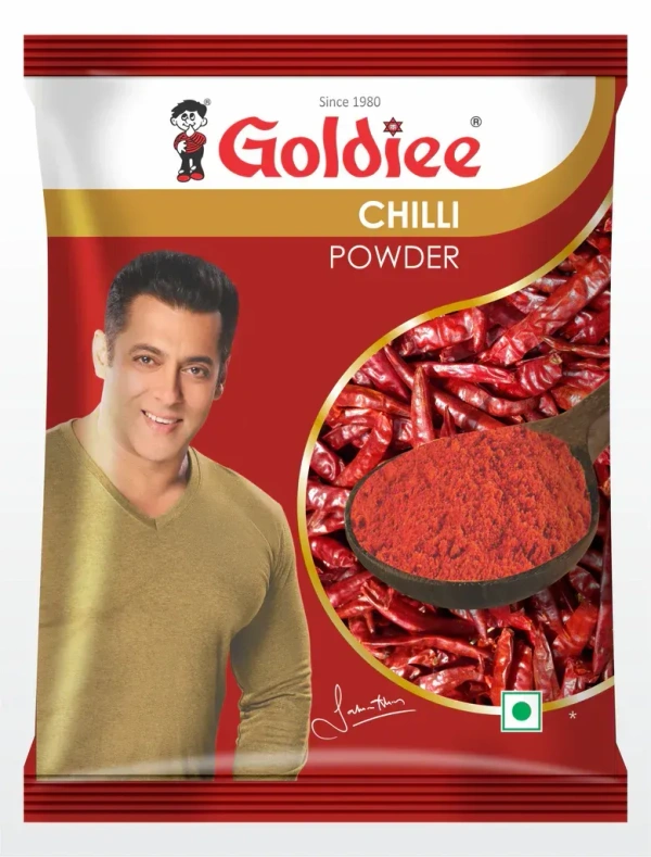 Goldiee Red Chilli Powder Pouch: 500 g - 500g