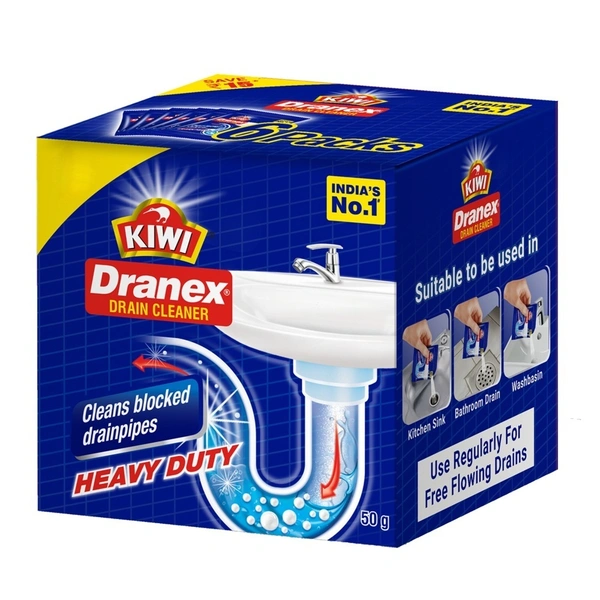 Kiwi Kiwi Dranex Drain Cleaner (6U X 50g): 300 g - 300g