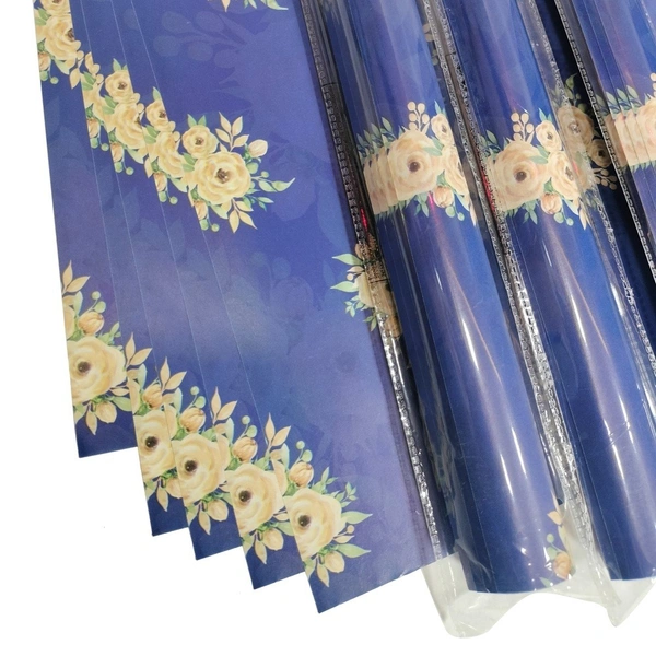 Colour Paper Gift Wrapping Paper Design3: 5 Pieces - 5 Pieces
