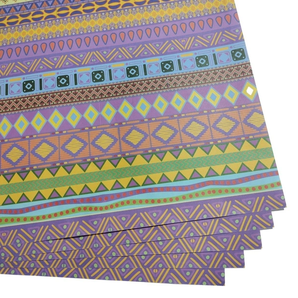 Colour Paper Gift Wrapping Paper Design5: 5 Pieces - 5 Pieces