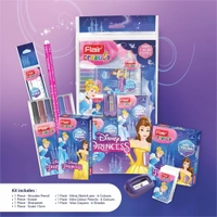 Flair Disney Princess Stationery Kit - 7 Pieces: 1 Unit - 1 Unit