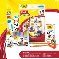 Flair Disney Mickey Stationery Kit - 9 Pieces: 1 Unit - 1 Unit