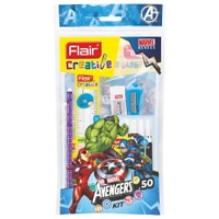 Flair Marvel Avengers Stationery Kit - 7 Pieces: 1 Unit - 1 Unit