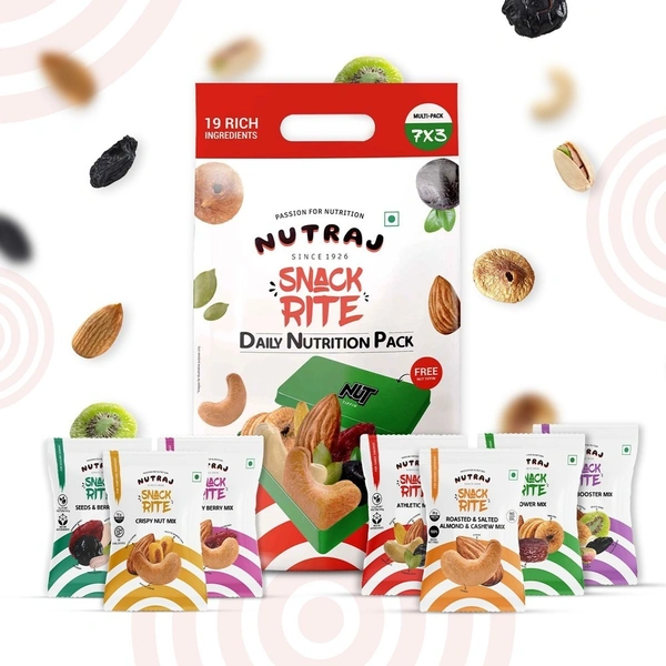 Nutraj Snackrite: 21x25 g - 21x25 g