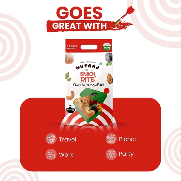 Nutraj Snackrite: 21x25 g - 21x25 g