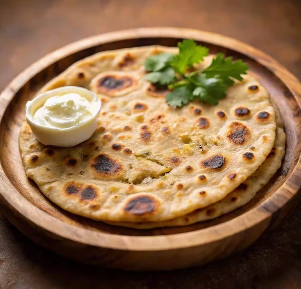 Aroohi Restaurant Allo Parantha 2 nos. - 7 -9 inch diameter
