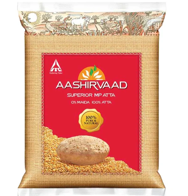 Aashirvaad Superior Whole Wheat MP Atta - 5kg