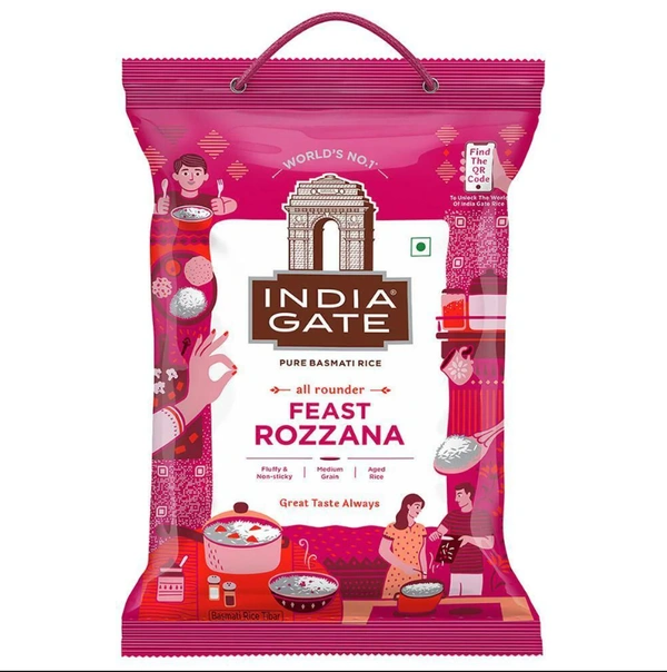 India Gate Rozana Basmati Rice - 5kg