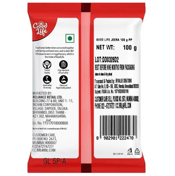 Good Life Jeera  - 100grams