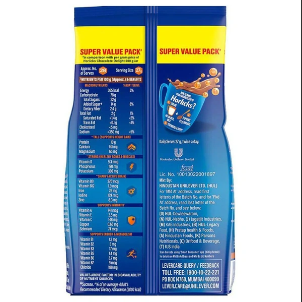 Horlicks Chocolate Delight - 750grams