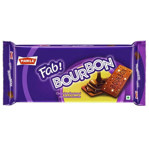 Parle Fab! Bourbon Chocolate Sandwich Biscuits - 450grams