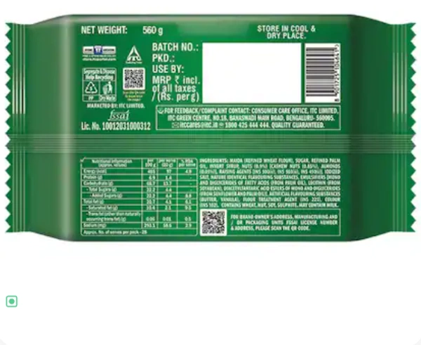 Sunfeast Mom's Magic Cashew & Almond Biscuits - 560grams