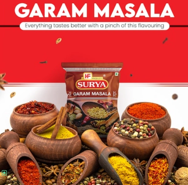 Surya 500g Garam Masala Powder | Homemade Taste| Blend of Rich Spices - 500grams