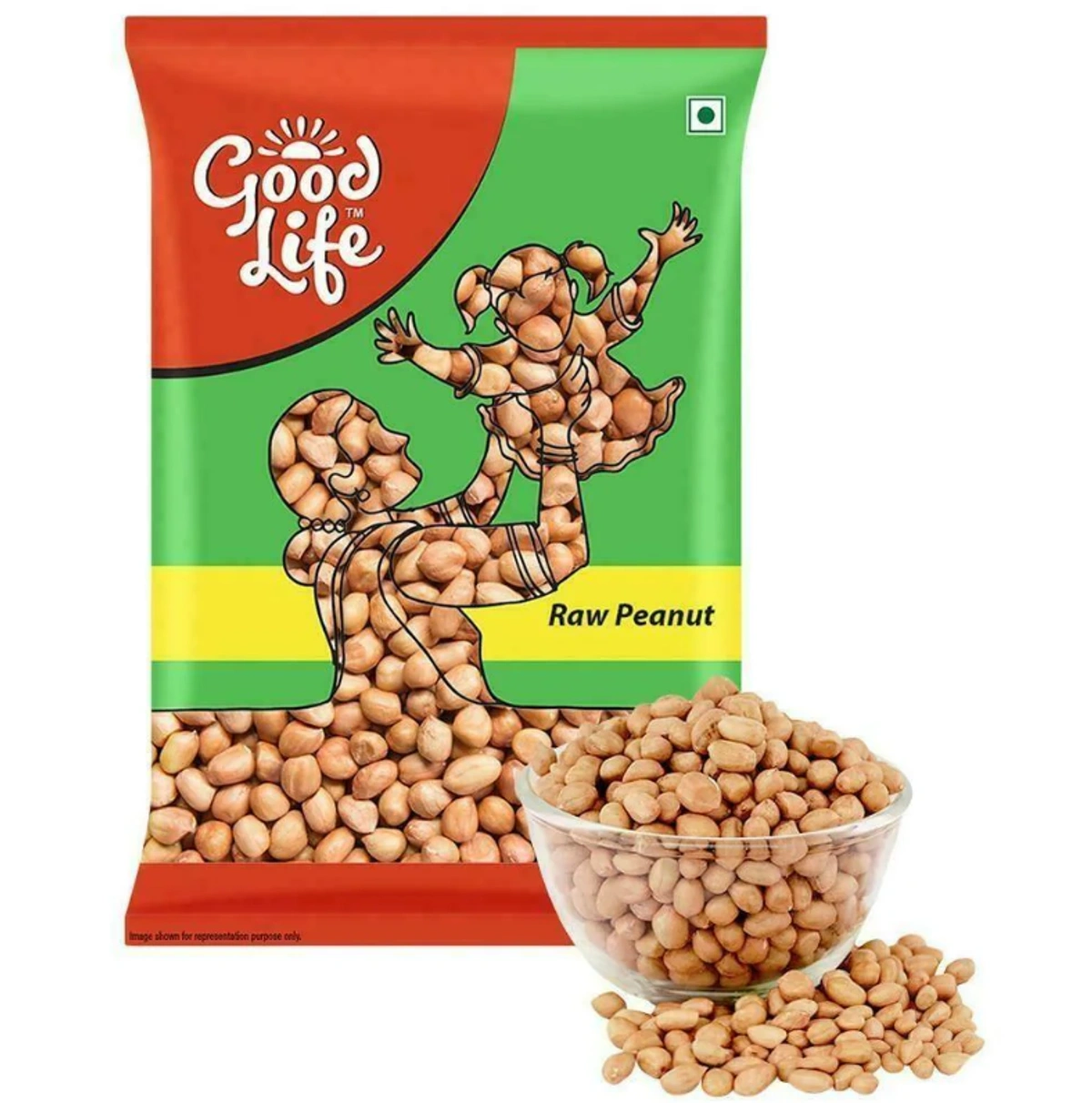 Good Life Raw Peanuts 1 Kg