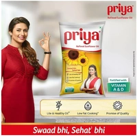 Priya Fortified Refined Sunflower Oil - 1L