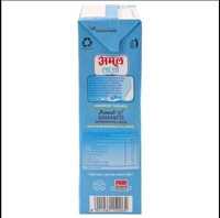 Amul Taaza Homogenised Toned Milk (Tetra Pak) - 1L