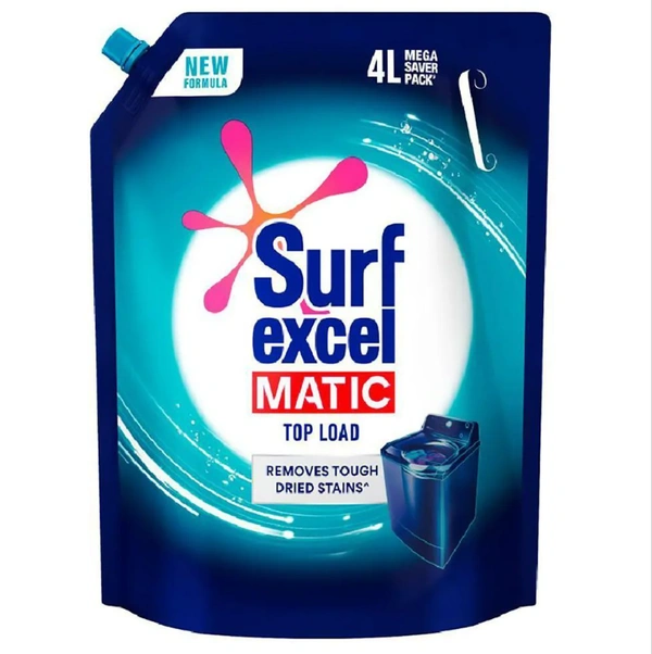 Surf Excel Matic Top Load Liquid Detergent - 4L