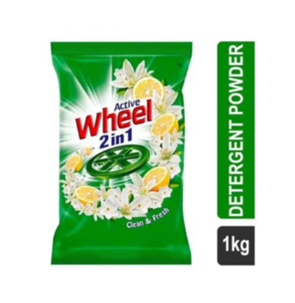 Wheel Green Lemon & Jasmine Detergent Powder - 1kg