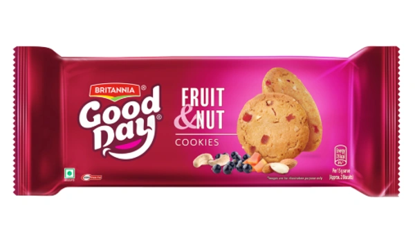 Britannia Britannia Good Day Fruit & Nut Cookies: - 455grams