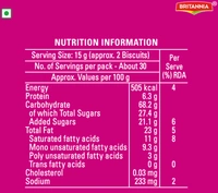 Britannia Britannia Good Day Fruit & Nut Cookies: - 455grams