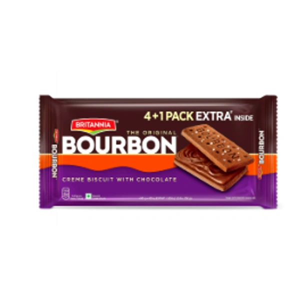 Britannia Bourbon Sandwich Flavoured Biscuits - 500grams