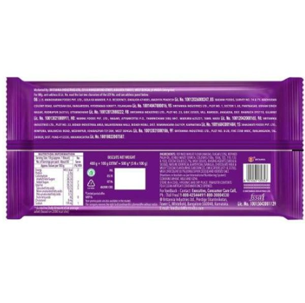 Britannia Bourbon Sandwich Flavoured Biscuits - 500grams