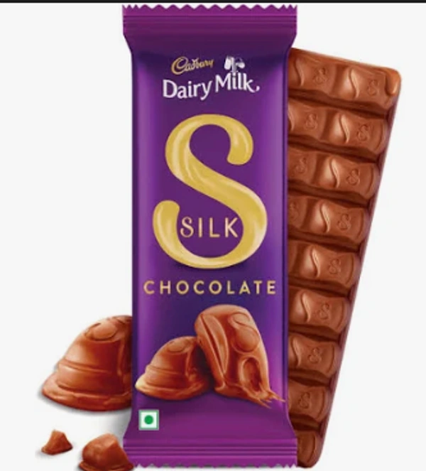  Cadbury Dairy Milk Silk Cadbury Dairy Milk Silk Chocolate Bar:  - 150 grams