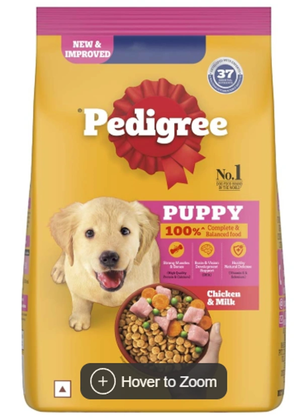 Pedigree Puppy Food - Chicken & Milk: - 2.8kg