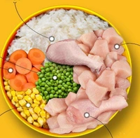 Pedigree Adult Dog Food - Meat & Rice: - 2.8kg