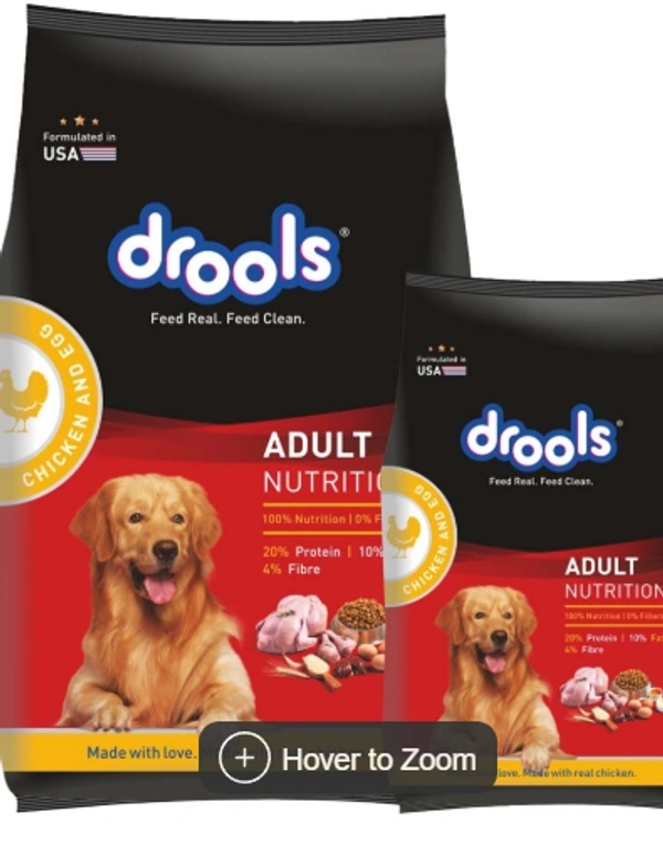 Drools Drools Chicken & Egg Dog Food: - 3 kg + 1.2 kg