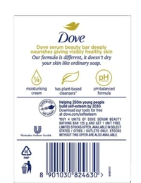  Dove Cream Beauty Bathing Bar: 4x125 g - 4x125g