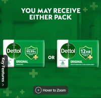 Dettol Original Soap: - 5x150g