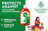 Dettol Antiseptic Liquid: - 550ml