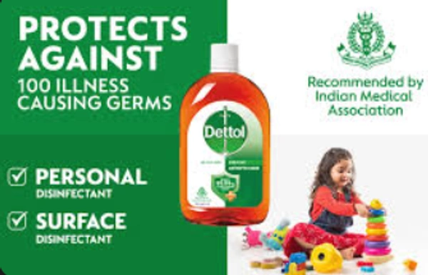 Dettol Antiseptic Liquid: - 550ml