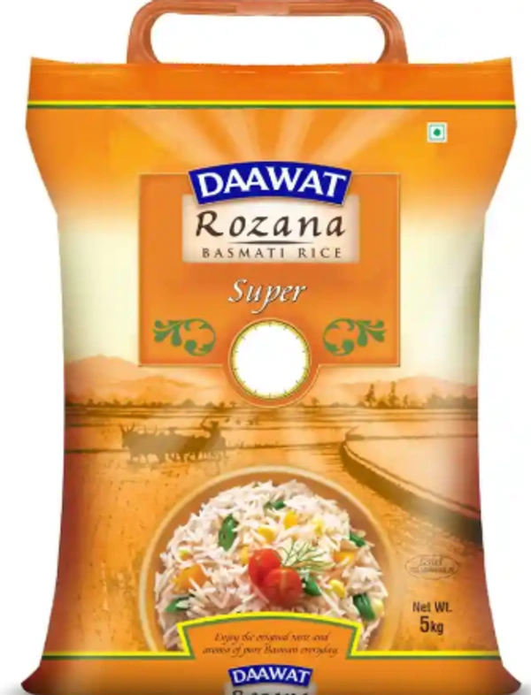 Daawat Rozana Super Basmati Rice: - 5 kgs