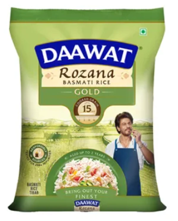 Daawat Rozana Basmati Rice - Gold: - 5 kgs