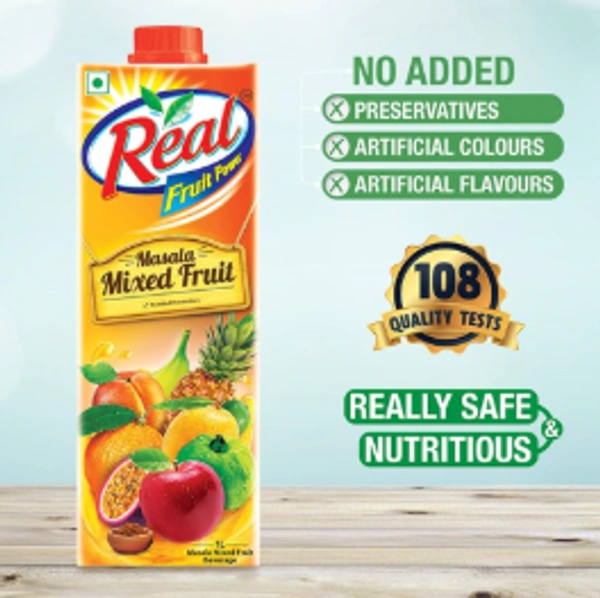  Real Fruit Power Masala Mixed Fruit:  - 1 L